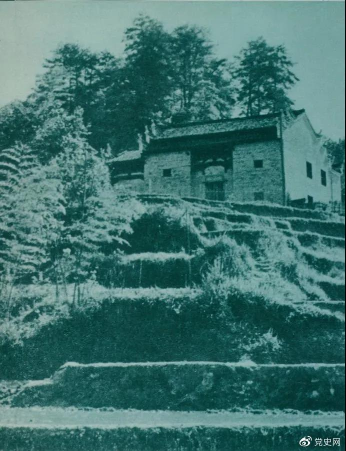 1928年5月，湘贛邊界工農(nóng)兵蘇維埃政府在寧岡茅坪成立。圖為湘贛邊界工農(nóng)兵蘇維埃政府舊址。